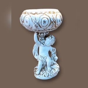 Vintage Inarco 1963 Ornate Planter Cherub. Inarco Japan.